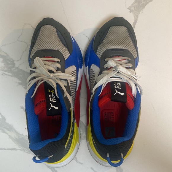 Puma RS-X Toys Mens Shoes Size 11 White Black Mesh Low Top Athletic Sneakers - Picture 4 of 4